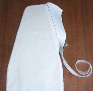ironing underfelt-trimmingdetail