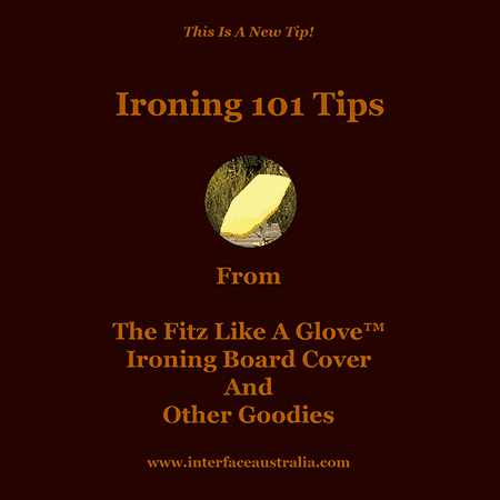 Ironing 101 Tips. Fitz Like A Glove Ironing Board Cover